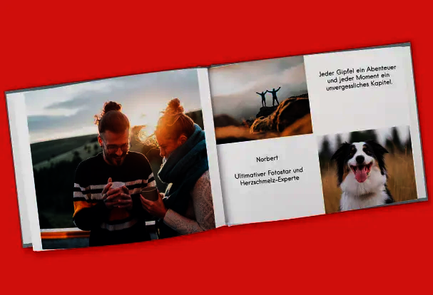 Unser Bestseller im Querformat, online Fotoalbum erstellen