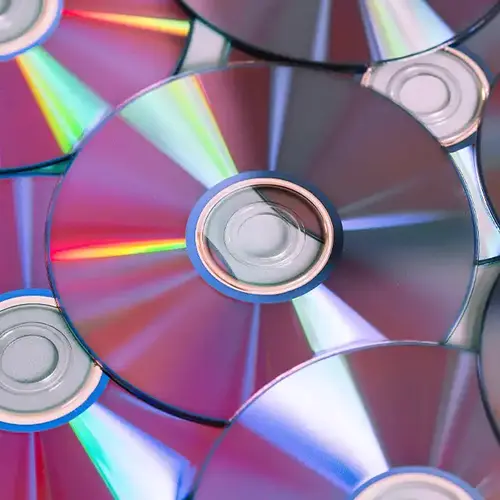 Gestapelte CDs für die ORWO CD-Bestellung