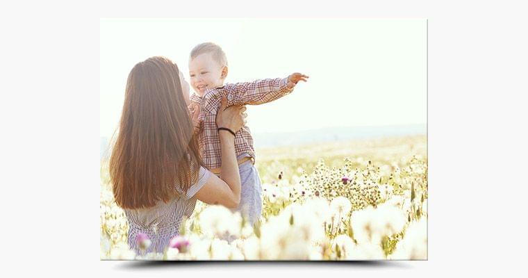 Photo on Aluminium full view