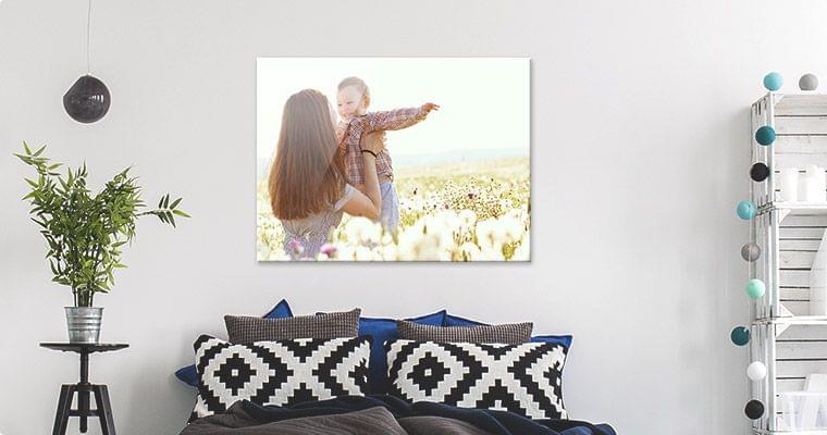 Photo on Aluminium room view