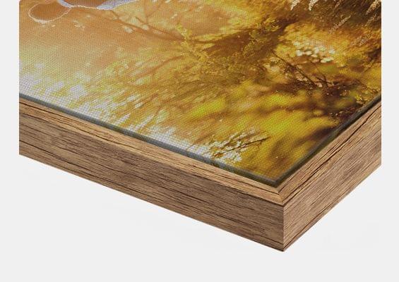 canvas print Oak vintage flair frame closeup front