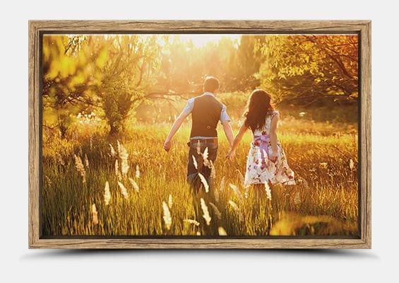 canvas print Oak vintage flair frame full view